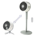 Shark R-UH205 FlexBreeze Indoor & Outdoor Fan with Pedestal & Tabletop, Portable, Remote, Quiet, Corded & Cordless, White - Certified Refurbished