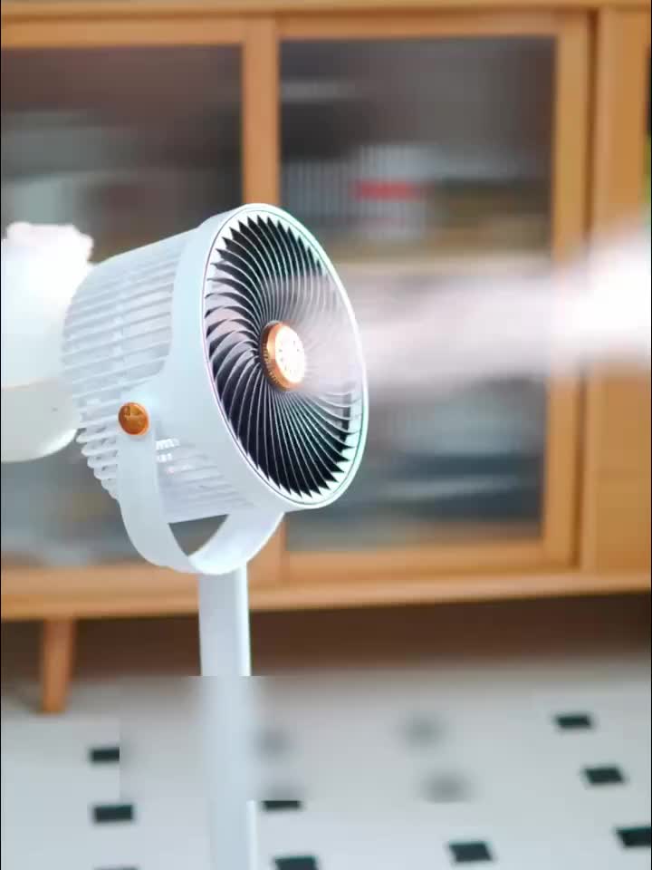 Adjustable Height Fan, 5 Speed Settings, Type-C Charging Port Lithium Battery Powered, Air Circulation Device, Modern Fan USB Charging Port