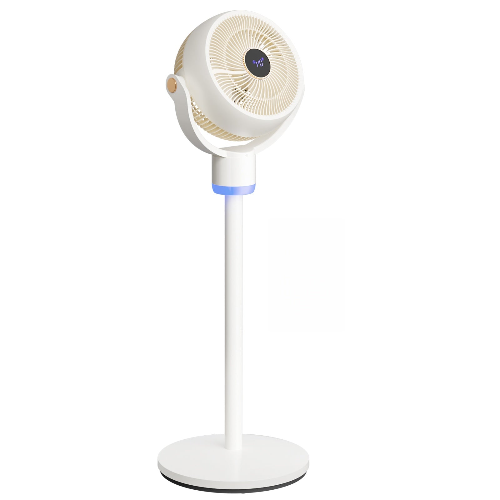 40'' Standing Fan for Bedroom, 120°+90°Omni-Directional Oscillating Fan, 3-In-1 Pedestal & Tabletop Fan with 3 Speeds, 12H Timer, Adjustable Height, Air Circulator Fan