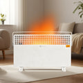 Convection Space Heater 1500W, Whole Room Heater with Wall & Floor Mount, 3 Heat Settings & Adjustable Thermostat, for Home Office, White