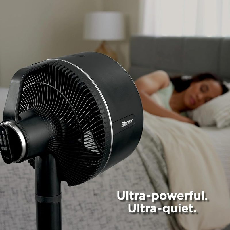 Shark R-UH205 FlexBreeze Indoor & Outdoor Fan with Pedestal & Tabletop, Portable, Remote, Quiet, Corded & Cordless, White - Certified Refurbished