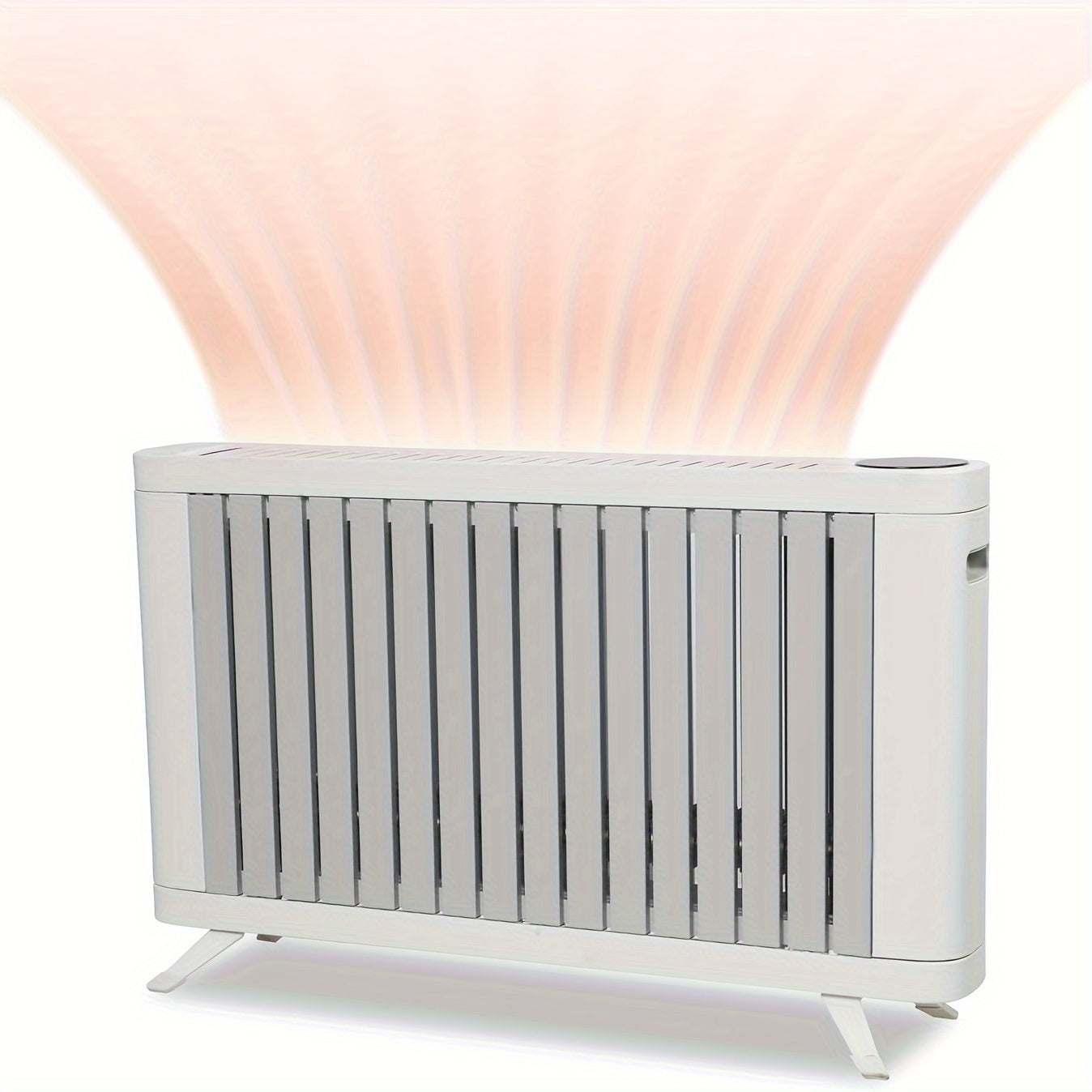 LUCKYERMORE 1500W Smart Space Heater with Thermostat & Timer, Smart Radiator Heating System, -Saving Quiet Operation, Overheat, & LCD Panel, Compact Portable Heater Suitable for Bedroom, Home Office, Small Rooms